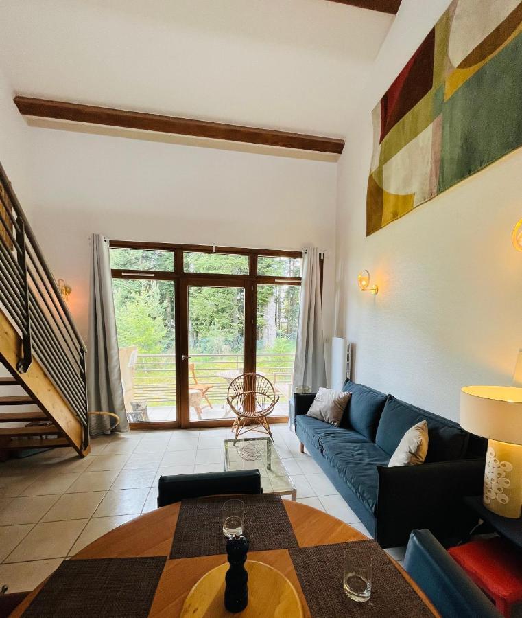 "Les Oiseaux" Avec Terrasse, Parking, Duplex Apartment เลอฌ็องบง-ซูร์-ลีญง ภายนอก รูปภาพ